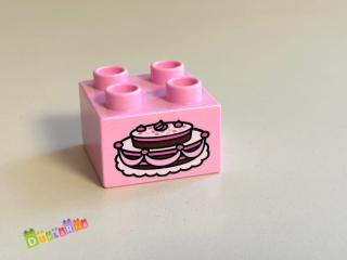 Lego Duplo - Kostka s potiskem - dort