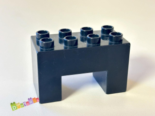 Lego Duplo most - hranatý černý / podpěra pod most 