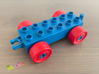 Lego Duplo vláček - podvozek modrý