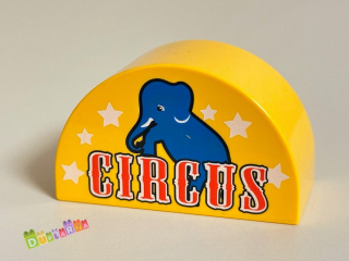 Lego Duplo - Kostka 2x4x2 s potiskem - cirkus