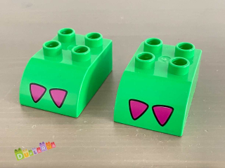 Lego Duplo Kostka 2x3 zaoblená 