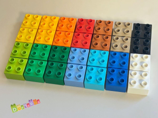 Lego Duplo kostky barevné