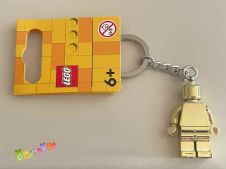 Lego 850807 klíčenka - Přívěsek na klíče se zlatou minifigurkou
