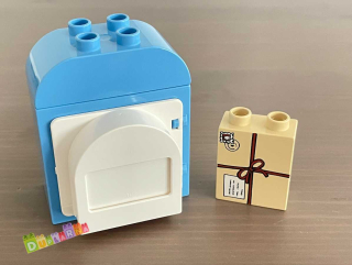 Lego Duplo poštovní schránka + okno a dopis