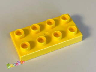 Lego Duplo Kostka 2x4 placatá žlutá