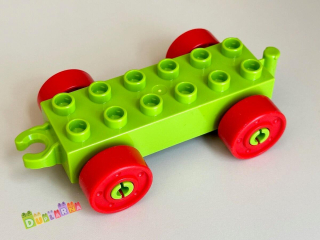 Lego Duplo vláček - podvozek limetkový