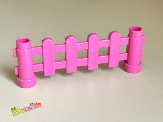 Lego Duplo růžový Plot / Ohrada