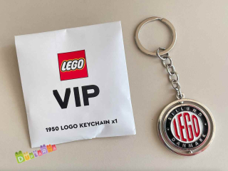 Lego 5007093 klíčenka - RETRO SPINNING KEYCHAIN 1950
