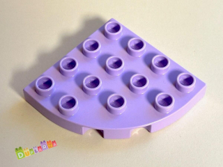 Lego Duplo Podložka 4x4 zaoblená fialová