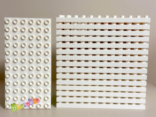 Lego Duplo deska / podložka 6x12 - Bílá / Nové desky