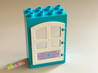 Lego Duplo dveře tyrkysové