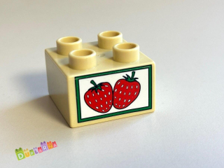 Lego Duplo - Kostka s potiskem - jahody