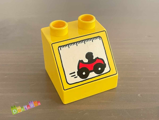 Lego Duplo - Kostka s potiskem autíčko