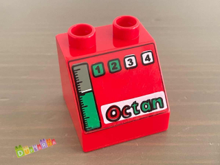 Lego Duplo - Kostka s potiskem octan