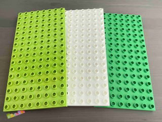 Lego Duplo - Podložky na stavění / Set podložek 8x16 - 3kusy