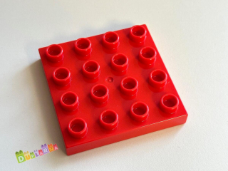 Lego Duplo - deska / podložka - kostky 4x4 červená