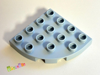 Lego Duplo Podložka 4x4 zaoblená šedá