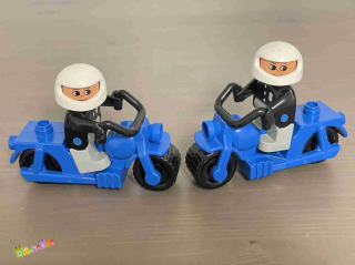 Lego Duplo - Policista + Policejní motorka modrá