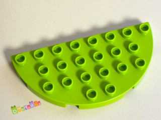 Lego Duplo Podložka 4x8 zaoblená limetková