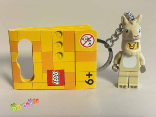 Lego 854081 klíčenka - Přívěsek na klíče – Dívka v kostýmu 