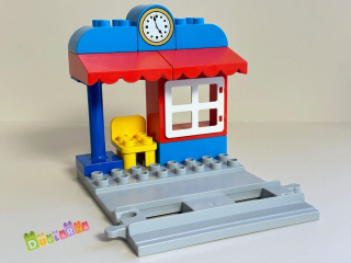 Lego Duplo zastávka / stanice / koleje