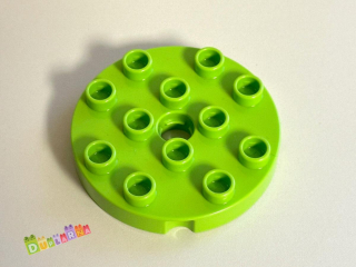 Lego Duplo - deska kulatá / kruhová podložka NOVÁ - 4x4 zelená