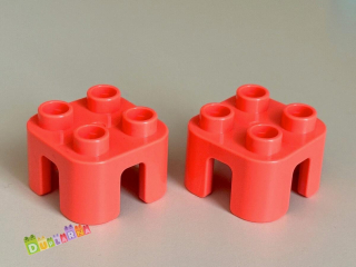 Lego Duplo Židle / stolička / židlička korálová