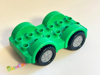 Lego Duplo auto - podvozek zelený