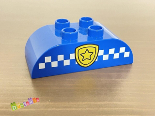Lego Duplo - Kostka s potiskem - policejní znak