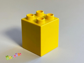 Lego Duplo - Kostka / kostky 2x2x2 žlutá
