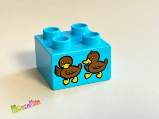 Lego Duplo - Kostka s potiskem - kachny