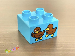 Lego Duplo - Kostka s potiskem - kachny
