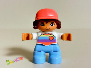 Lego Duplo Dítě -  holčička s kšiltovkou