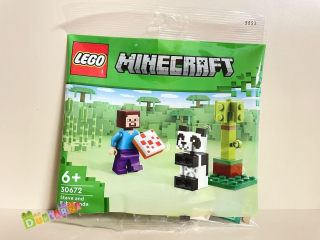 Lego Minecraft 30672 - Steve a pandí mládě