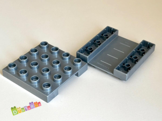 Lego Duplo paleta / palety šedé