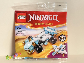 Lego Ninjago 30674 - Zane a jeho dračí auta