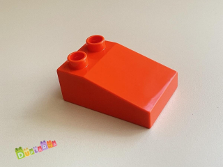 Lego Duplo - Střecha červenooranžová 3x2