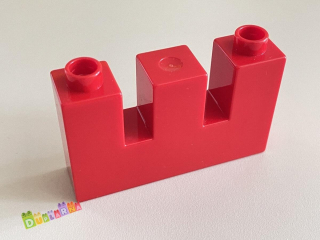 Lego Duplo - Hradba, cimbuří červené