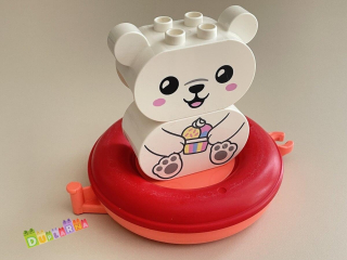 Lego Duplo - Lední medvěd do vody na plovoucím kruhu 