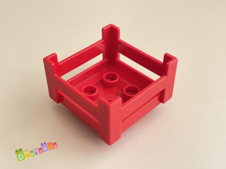 Lego Duplo Přepravka / Bedna / bedýnka červená