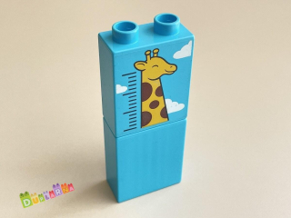 Lego Duplo - Kostka s potiskem - metr / žirafa