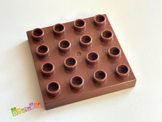 Lego Duplo - deska / podložka - kostky 4x4 hnědá