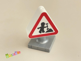 Lego Duplo Dopravní značka - práce na silnici