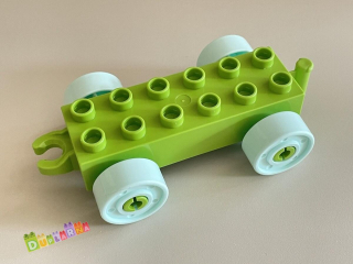 Lego Duplo vláček - podvozek limetkový