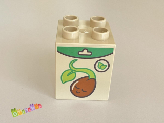 Lego Duplo - Kostka s potiskem semínka
