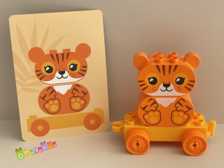 Lego Duplo Tygřík + podvozek