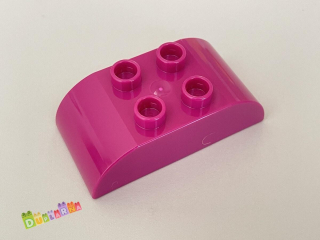 Lego Duplo Kostka 2x4 zaoblená fialová