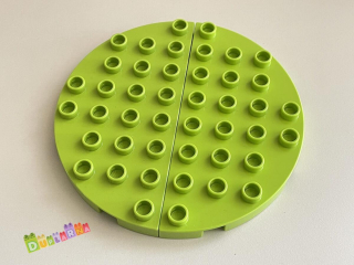 Lego Duplo Podložka 4x8 kulatá limetková zaoblená