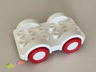 Lego Duplo auto - podvozek bílý