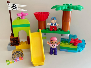 Lego Duplo 10513 - Pirát Jake - Skrýš Země Nezemě